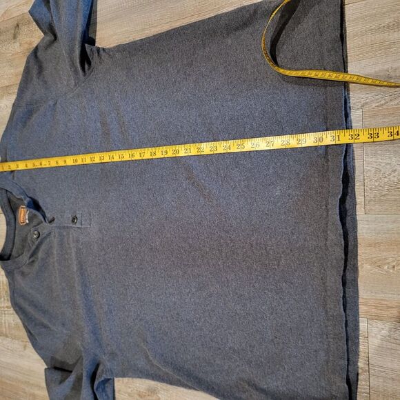 The Foundry Company Long Sleeved Henley Tee Shirt Regular Fit Men's Size XXL - Picture 6 of 6